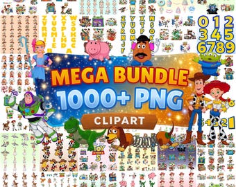 1000+Neue Toy Story 5 PNG Bundle, Buzz Lightjahre, Woody Jessie PNG, Alphabet, Spielzeug Geschichte Geburtstag Shirt Design, Spielzeug Geschichte Clipart-Sofort Download