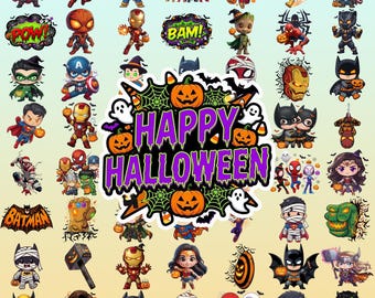 Halloween Superheld Film Png, Halloween Junge Png, Gruselige Saison Png, Süßes oder Saures Png, Halloween Superheld, Kürbis Png, Sublimationsdatei