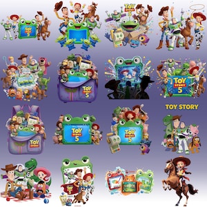 1000+New Toy Story 5 PNG Bundle,Buzz Lightyear,Woody Jessie PNG,Alphabet, Toy Story Birthday Shirt Design,Toy Story Clipart-Instant Download image 2