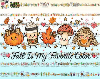 100 + PNG Bundle Clipart Mega Pack Niedliche Doodle Charaktere, Sublimationsdesigns, Halloween Weihnachten Thanksgiving Herbstlehrer, 3D Impasto Stil