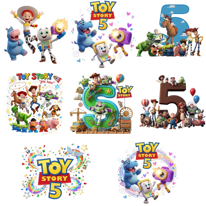 1000+New Toy Story 5 PNG Bundle,Buzz Lightyear,Woody Jessie PNG,Alphabet, Toy Story Birthday Shirt Design,Toy Story Clipart-Instant Download image 14
