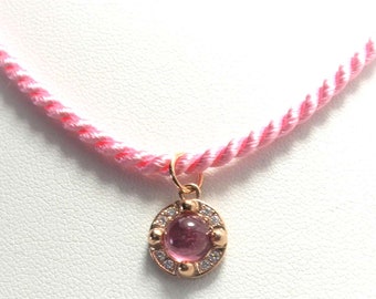 Pink Tourmaline Pendant