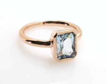 Aquamarine Ring