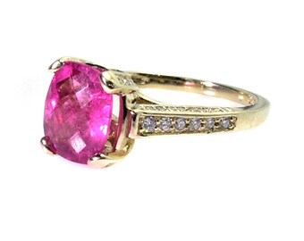 Pink Tourmaline Ring