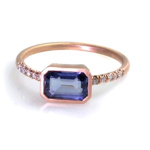 Sapphire & Diamond Ring