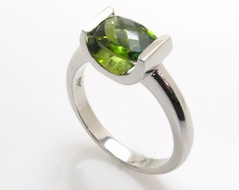 Green Tourmaline Ring