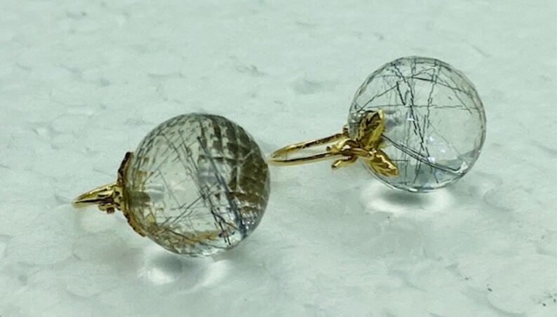 Rutilated Quartz Earrings image 3