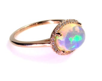 Natural Opal Ring