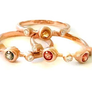 Multi-color Sapphire Ring