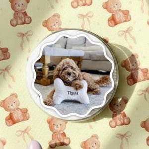 Personalized Magnetic Phone Grip, Custom Picture Phone Stand, Cute Pop Grip, MagSafe Phone Grip, Gift for Lovers, Personalized Accessories