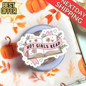 PopSocket PopGrip Magnétique Pour MagSafe - Support De Téléphone Design "Hot Girl Book Club"