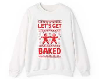 Bite Me Gingerbread Funny Christmas T-Shirt For Men - Ugly Holiday Humor Tee Gift