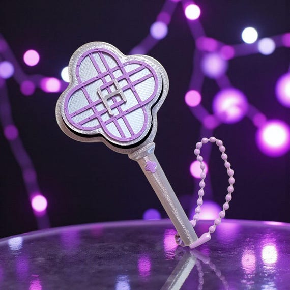 Kpop Demon Hunters Huntrix Light Stick Wand 3D Clicker Fidget