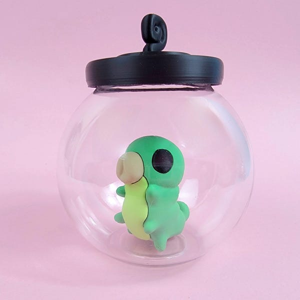 Hollow Knight Grub In a Jar | Grub Figurine | Grub Sculpture | Hollow Knight Christmas Gift | Indie Gamer Gift