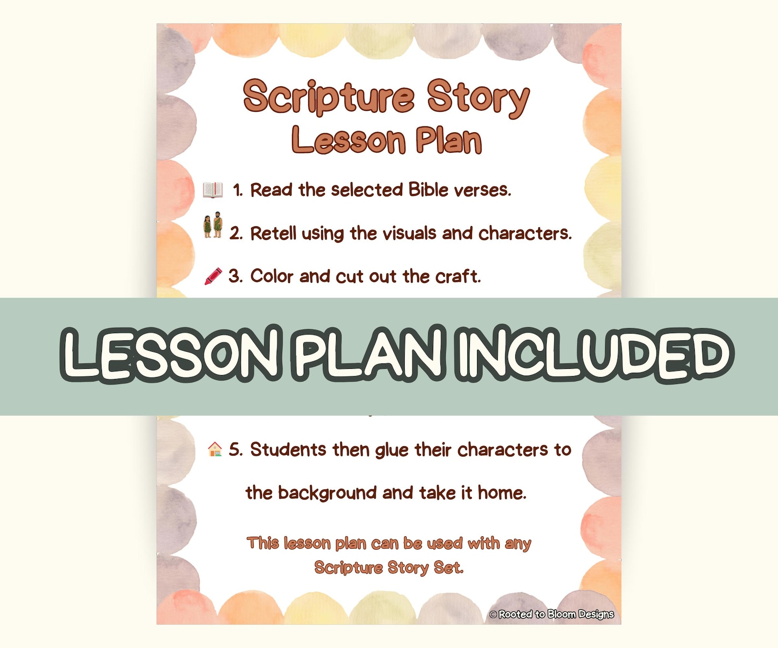 God Calls Abram: Bible Story Visuals, Worksheets, and Crafts for ...