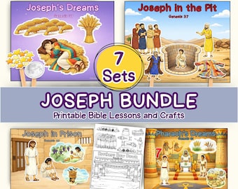 Josefs paket - 7 utskrivbara bibellektioner - Första Moseboken 37-45