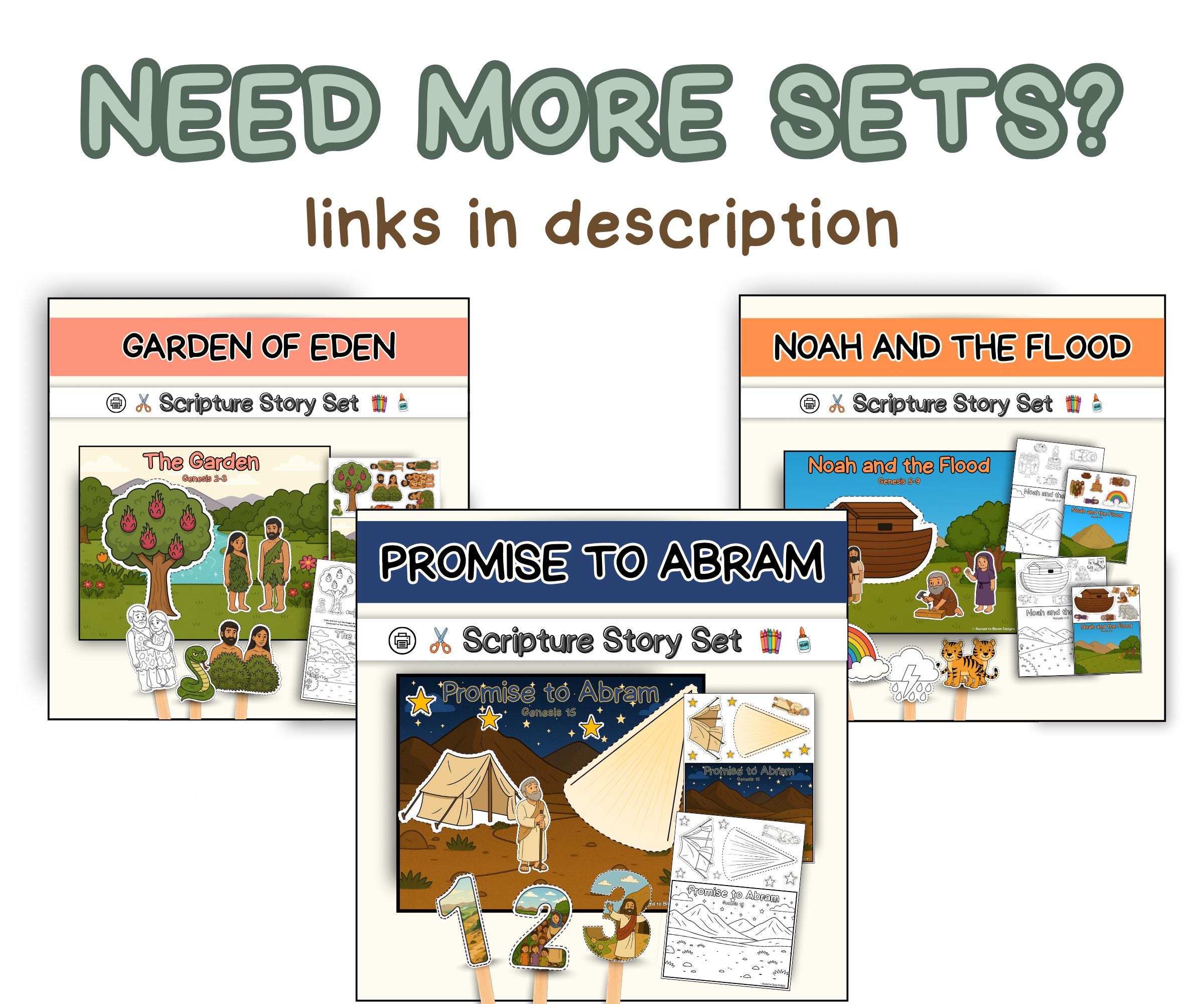 Jacob and Rachel- Bible Story Visuals, Worksheets, and Crafts for ...
