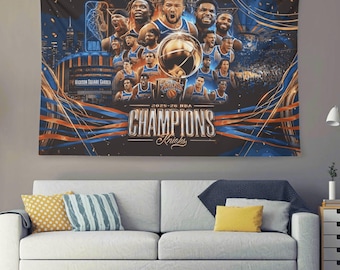 Knicks NBA Finals Champion Flag