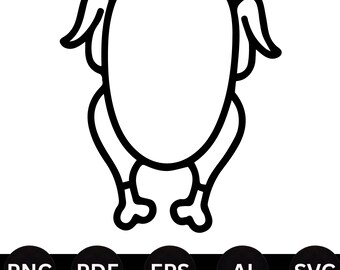 Contorno de Turquía / svg png ai eps pdf / Archivos para corte láser