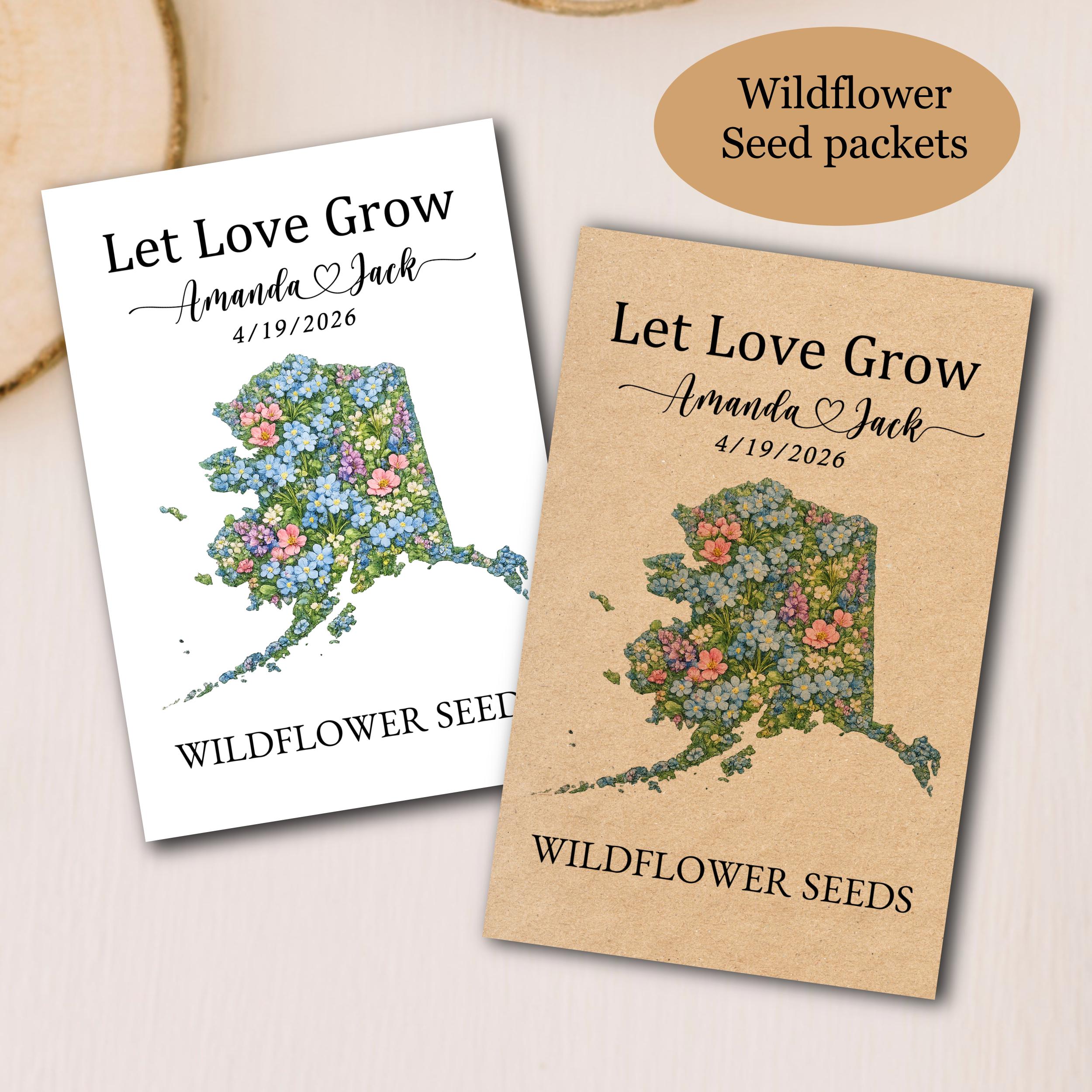 Custom Alaska Seed Packets