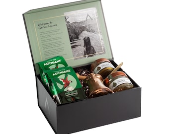Premium Greek Coffee and Honey Gift Box | Loumides Coffee, Raw Honey and Briki Set