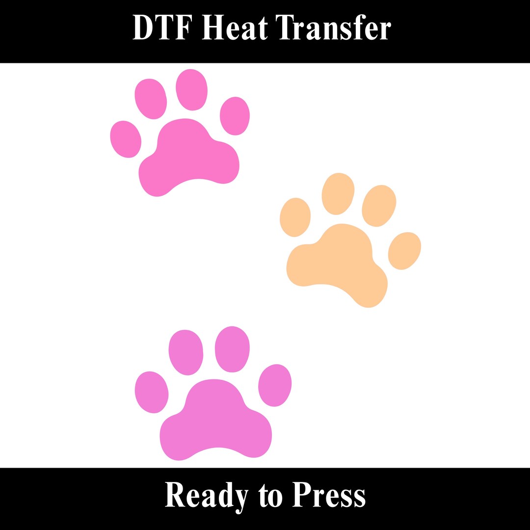Paw Prints DTF Transfer | Dog Mama Mom Shirt Print (ready to Press) - Etsy