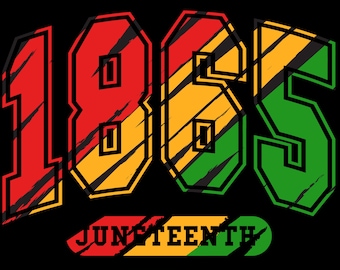 1865 Juneteenth Shirt Print DTF Transfer | Freedom Day African American Celebration Print