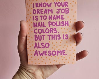 Dream Job Congratulations Card