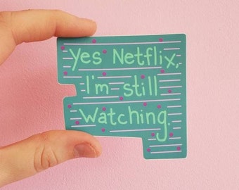 Funny Netflix Vinyl Sticker