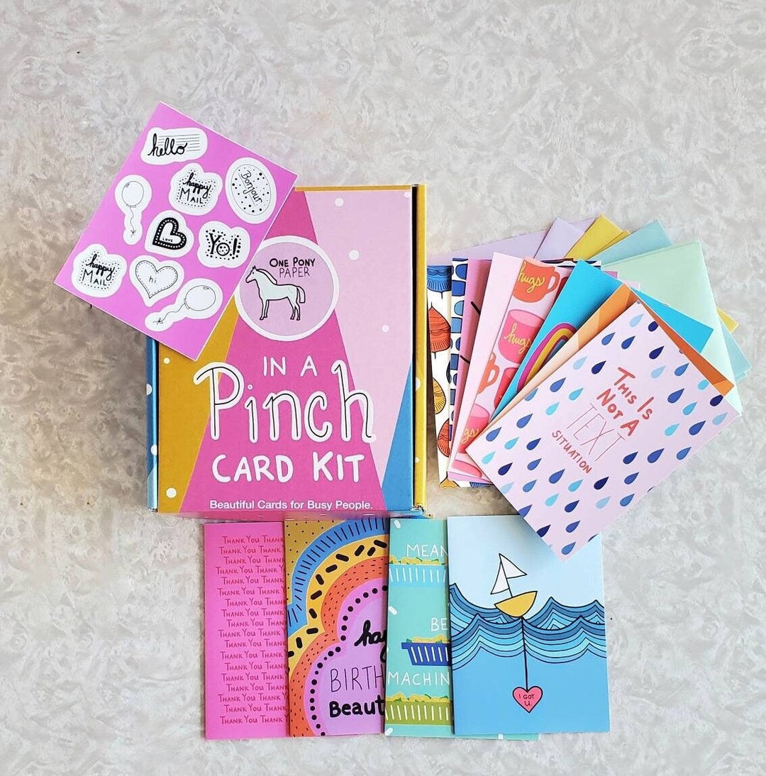 Box of Assorted Cards, Envelopes, Stamps & Stickers - Etsy