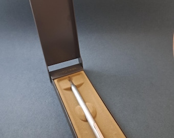 Portaminas Faber Castell DS45 0.5 cromo cepillado Vintage años 80 Alemania Occidental En caja (K)