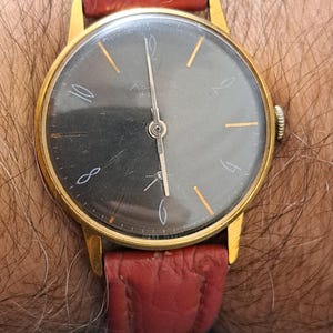 RAKETA Wrist watch Black dial Cal.2603 USSR 70s (Kp)