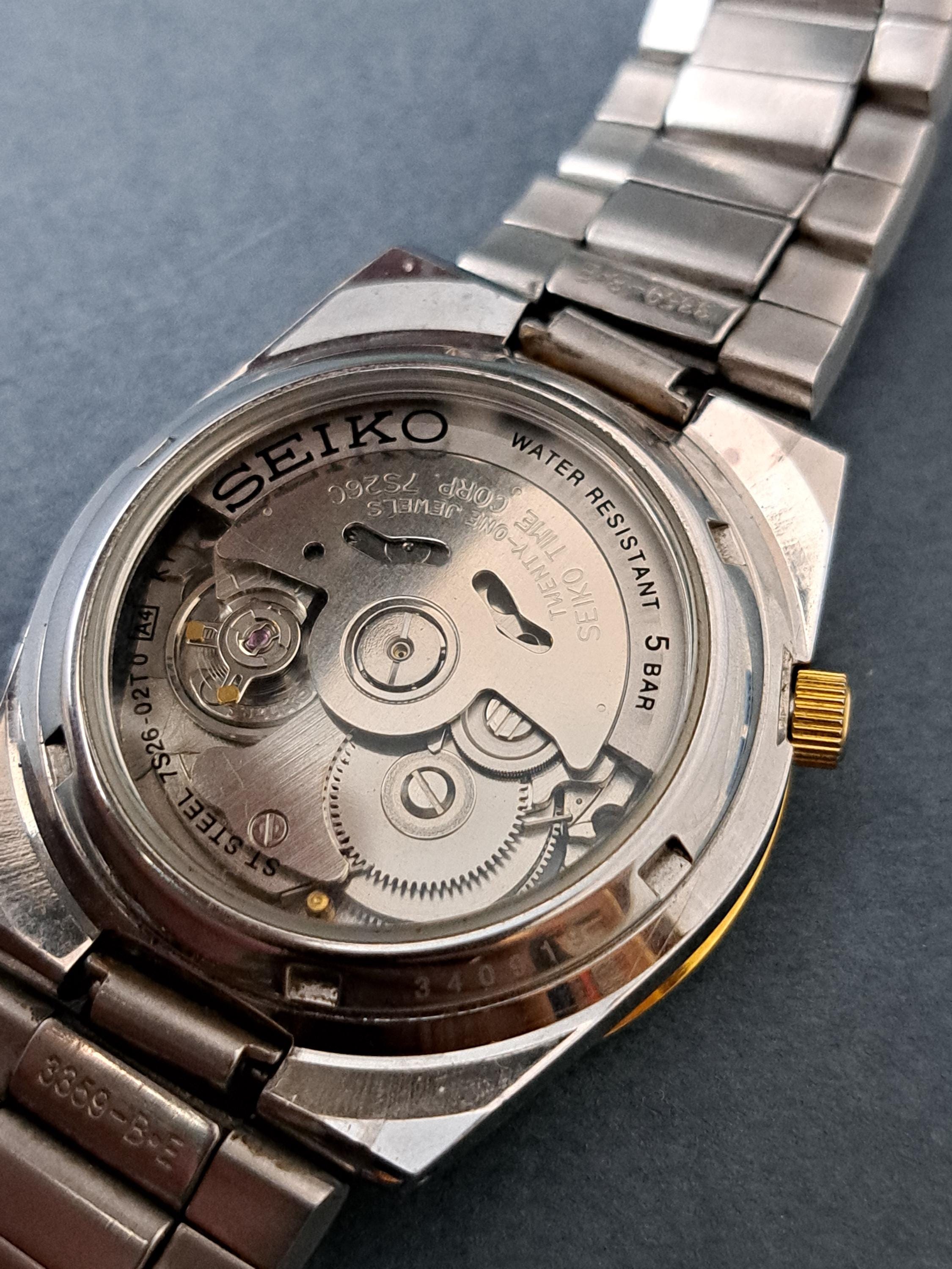 Seiko 5 7S26-02T 0 A4 KY Automatic Watch, Bracelet, 21 Jewels