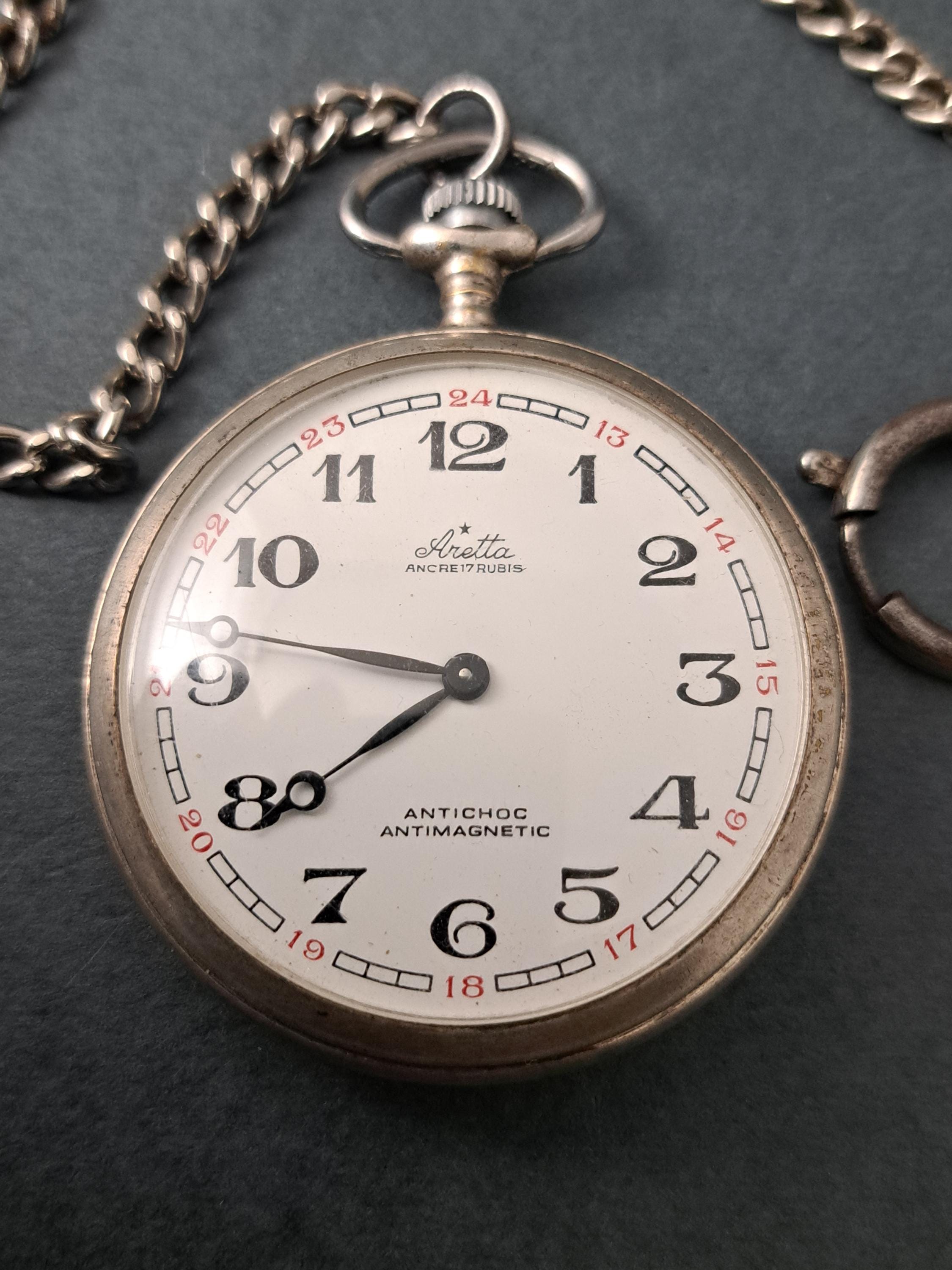 Antimagnetic pocket watch - Etsy 日本