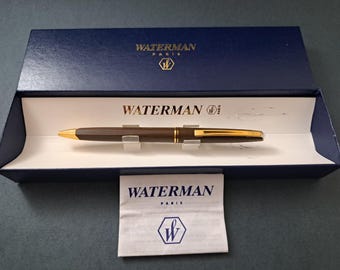 ヴィンテージ ウォーターマン コンコルド デラックスセット - 金メッキ