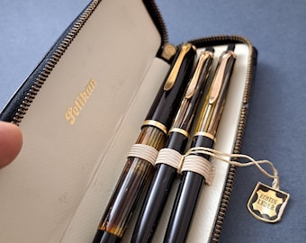 Pelikan P1 Rolled Gold Double - 1950s-1960s Fountain Pen - Germany