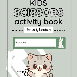 Kids Activity Book - Scissors