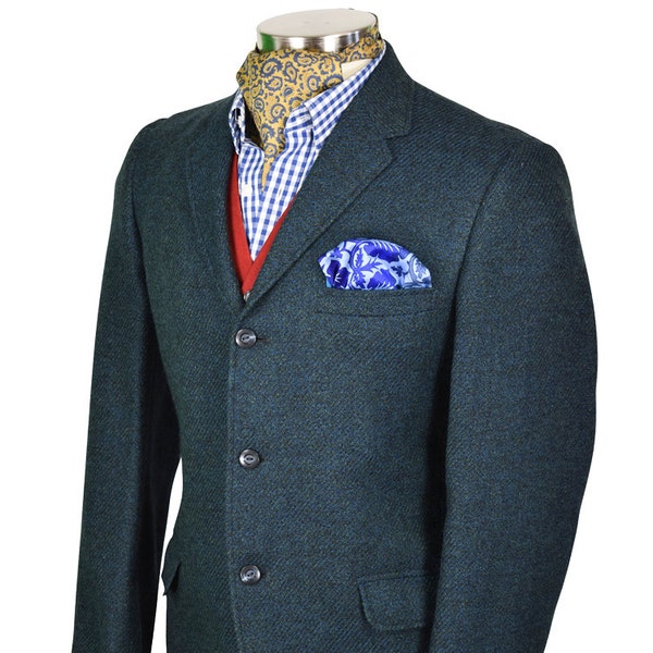 Snazzy 40R Three Button Tweed Vintage Sport Coat