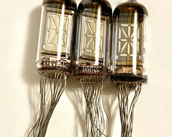 4 Stück IV-17 (ИВ-17) VFD Nixie Röhrenuhr Mehrsegmentanzeige Symbol Udssr Nos