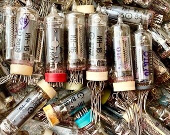 ロット 100 個 IN-16 ИН-16 ニキシー管、時計用ガス放電表示器、中古