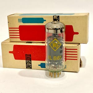 Válvulas de potência pentodo Gold Pin Vacuum: IL861 (lote com 100)