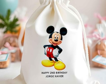 Customized Mickey Birthday Bag - Mickey Mouse Gift Bags -Christmas bag gifts- Birthday Welcome Bag - Mickey Party Favor Gift bag