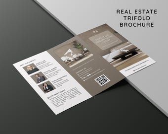Grundbesitz-Broschüre | Objektvermarktung | Luxus-Immobilien-Broschüre | Canva Vorlage