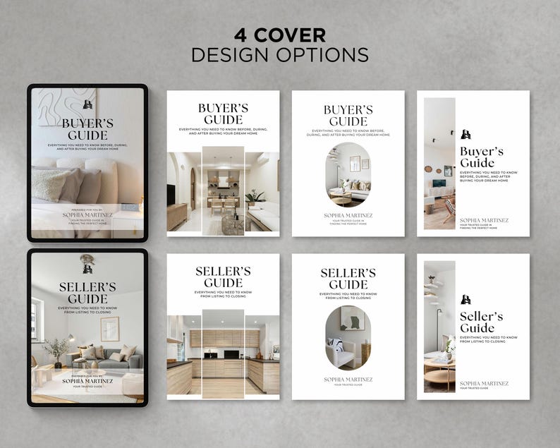 Real Estate Home Buyer and Seller Guide Bundle | Realtor Marketing ...