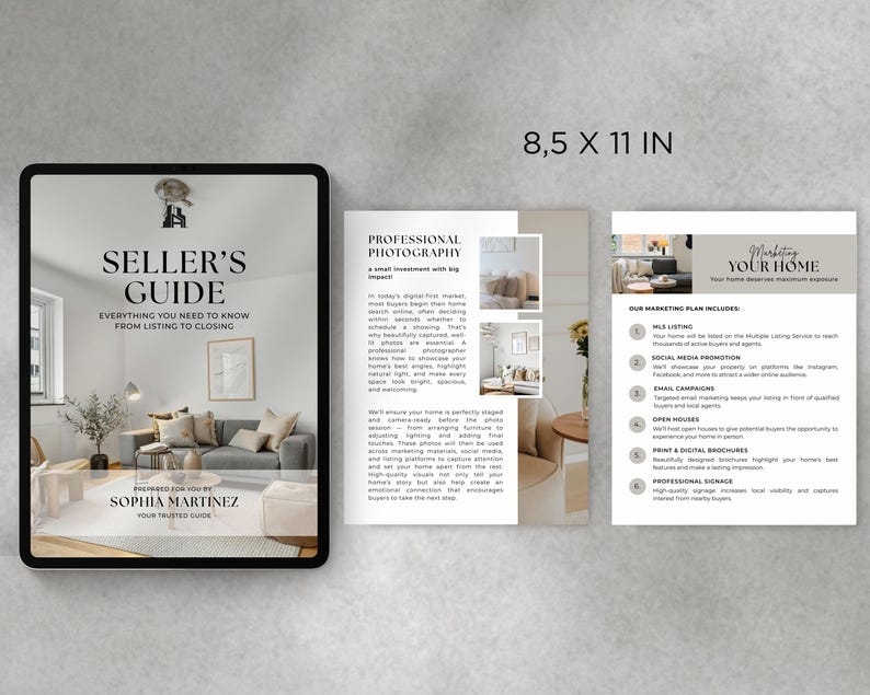 Real Estate Home Buyer and Seller Guide Bundle | Realtor Marketing ...