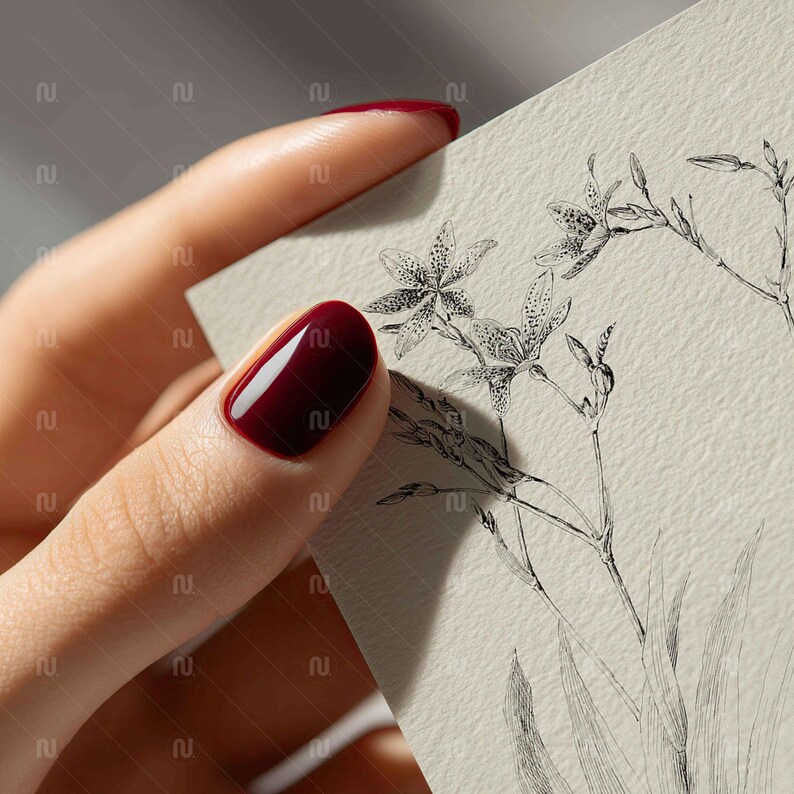 Close Up 4x5 Ratio, 8x10 Poster Mockup with Hahnemuhle German Etching Paper Texture Detail