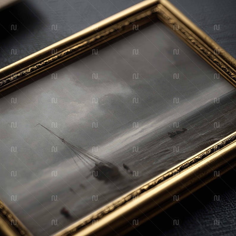 Horizontal Din A Frame Mockup PSD 5x7 Ratio Classic Gold Flat Lay Smart Object PSD