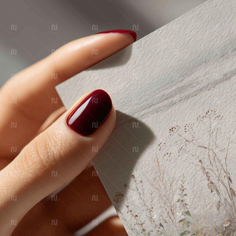 Close Up 4x5 Ratio, 8x10 Poster Mockup with Hahnemuhle German Etching Paper Texture Detail