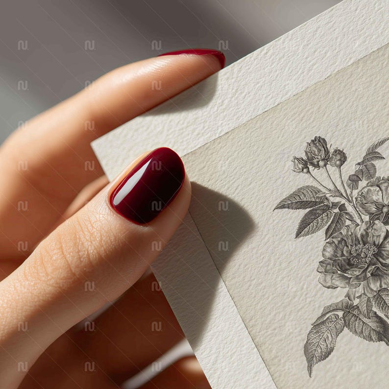 Close Up 4x5 Ratio, 8x10 Poster Mockup with Hahnemuhle German Etching Paper Texture Detail