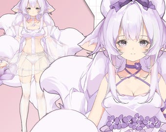 Premade Live2D Vtuber Model: Ready to Use, VTubeStudio Compatible